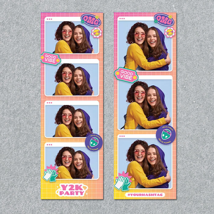 Y2K潮流風大頭貼機 Photo Booth 相框